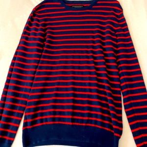aeropostale long sleeve blue and red stripped